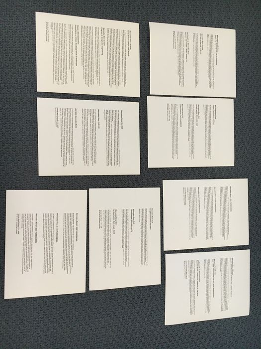 Mercedes-Benz zdjecia prasowe/reklamowe/prospekty