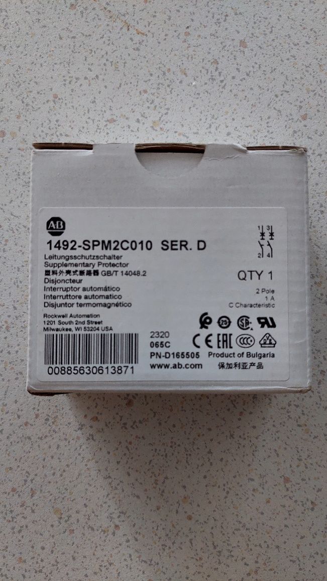Allen Bradley 1492-SPM2C010 SER. D nowy