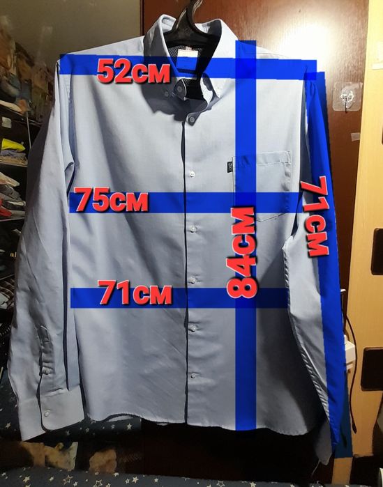 Ого-го какой размерчик Мужская рубашка большой размер, сорочка батал