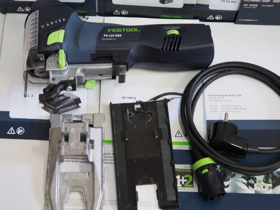 FESTOOL PS 420 EBQ PLUS Carvex wyrzynarka bezszczotkowa kabel