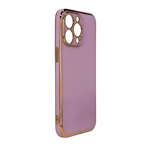 Lighting Color Case etui do iPhone 12 Pro Max żelowy pokrowiec ze złot