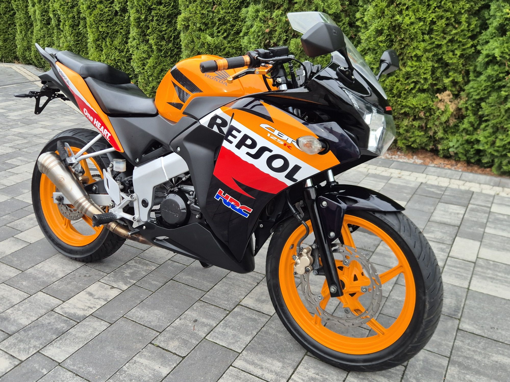 Honda CBR 125 R  Sportowy Wydech Kat B a1