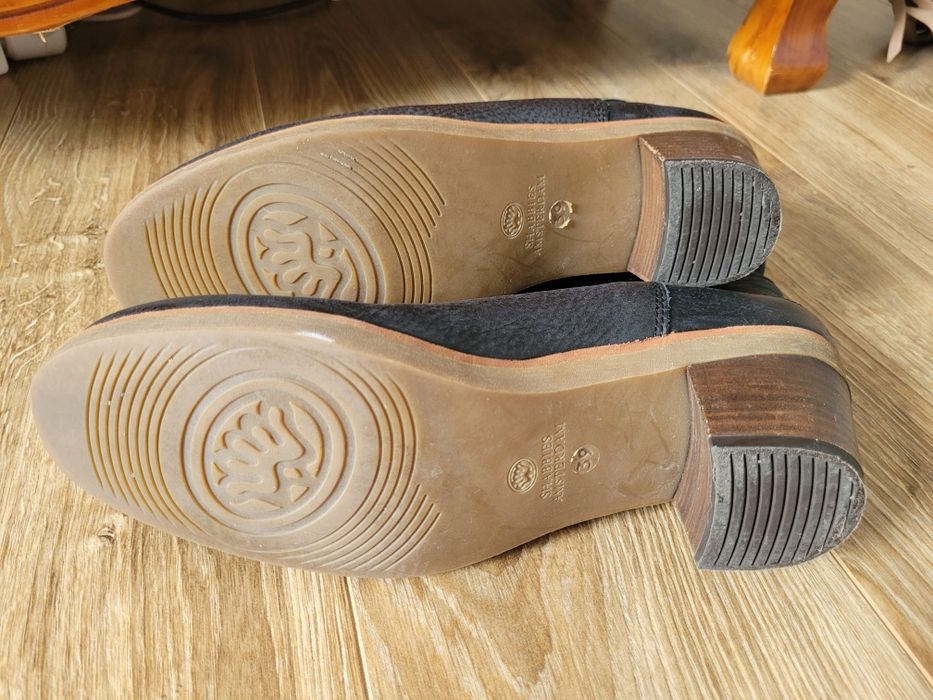 Botki skóra naturalna płaszcz puchowy premium nowa torba nine west