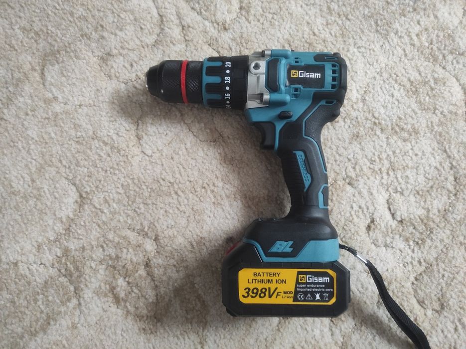 Wiertarko wkrętarka Gisam 2szt bateri Nowa!