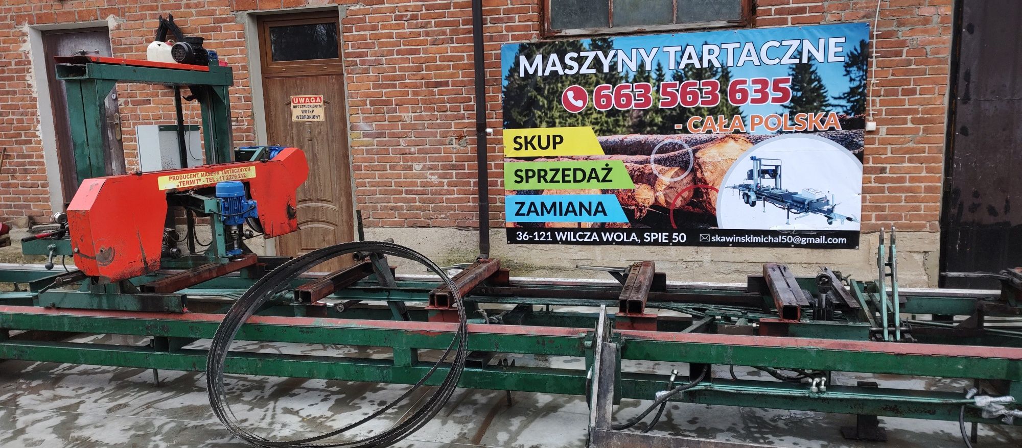 Trak taśmowy Termit z hydrauliką