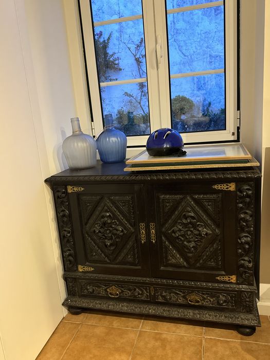 Arca antiga madeira maciça