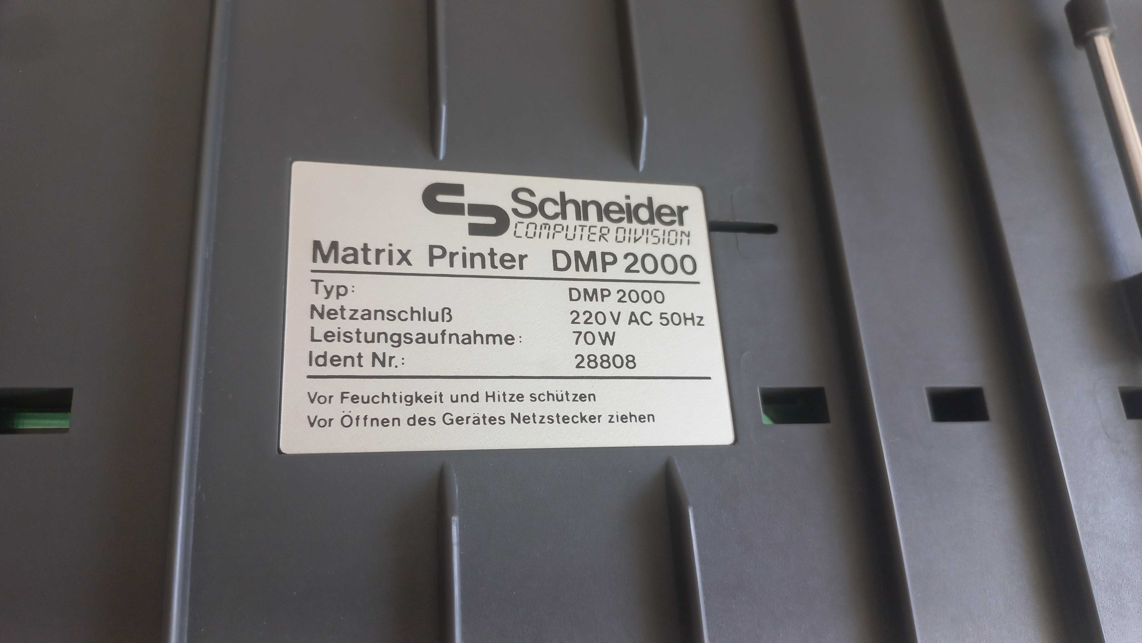 Drukarka Amstrad Schneider DMP2000 do retro komputerów