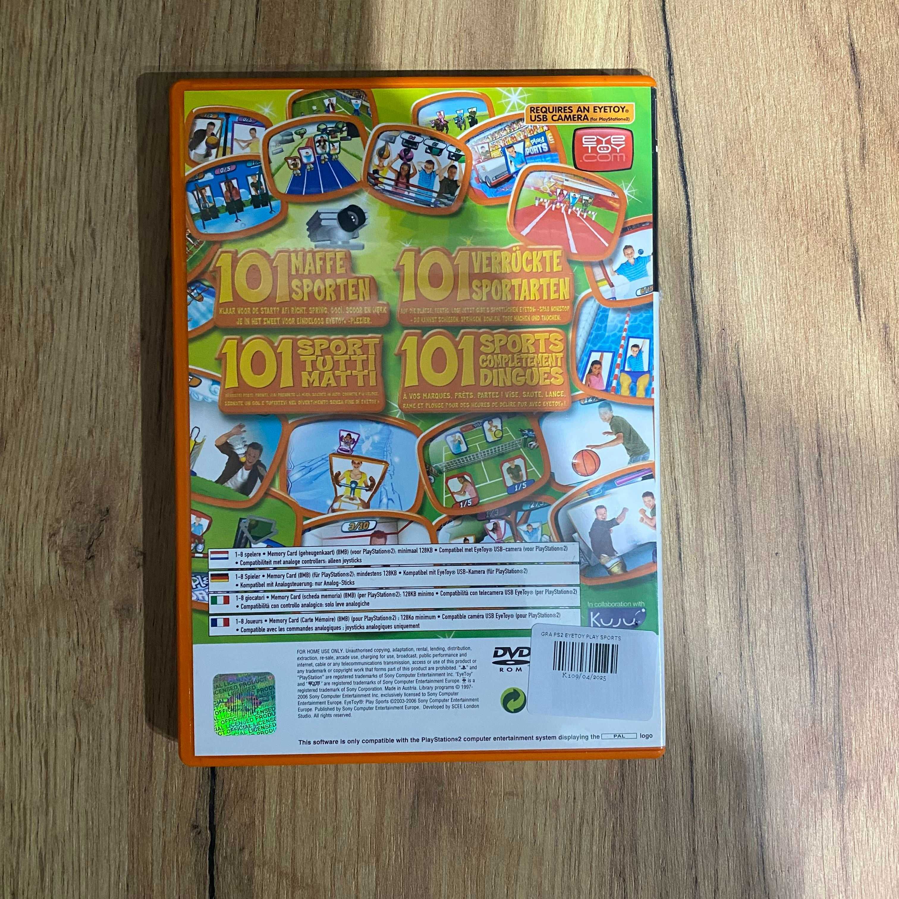 Gra PS2: EyeToy Play Sports