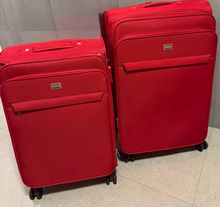 Wittchen walizka czerwona duża miękka