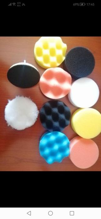 Esponjas de Polimento.  3 polegadas Novo