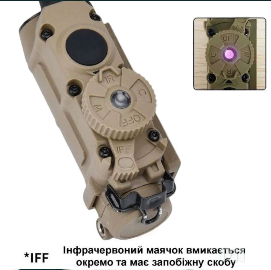 Тактичний ліхтар на шолом, военный тактический фонарик на каску шлем