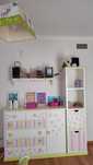 Mobilia de quarto completa para menina
