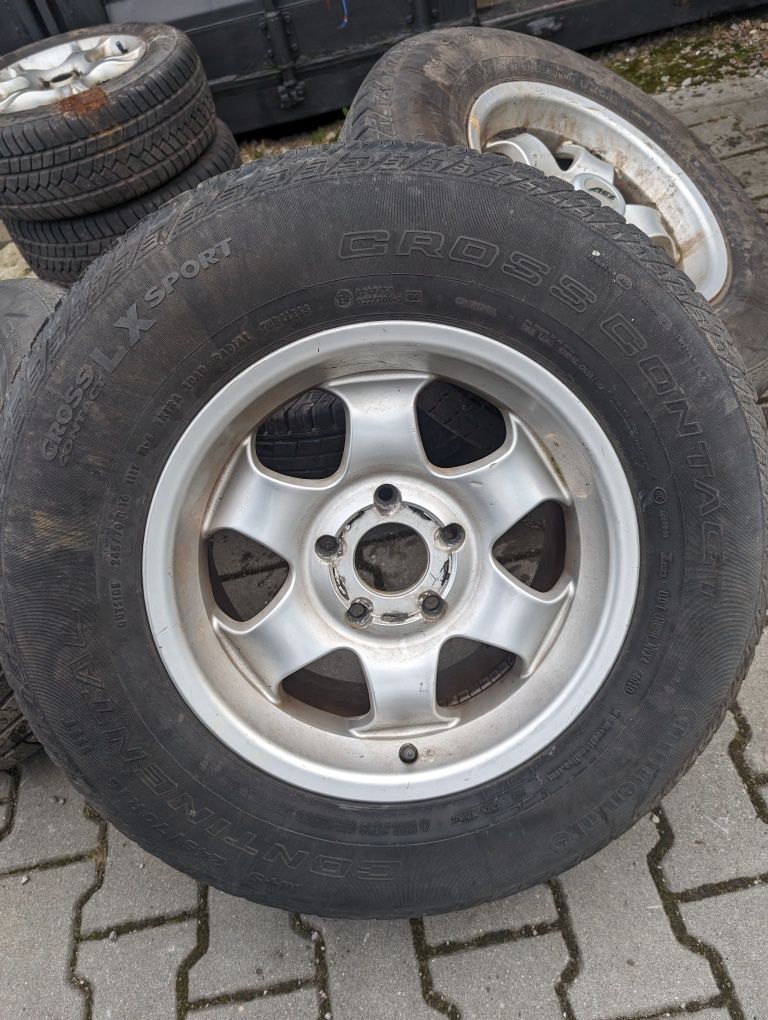 Koła jeep wj z oponami Continental crossconract 245/70 r16