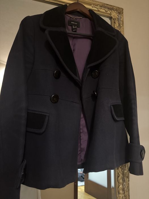 Пиджак mango, вельвет в рубчик