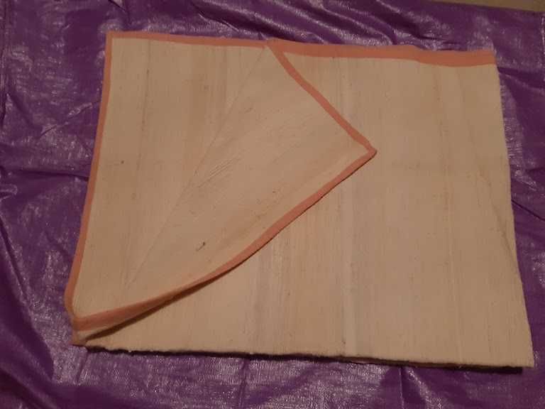 Liteiros/mantas novas e cobertor cor de laranja de lã