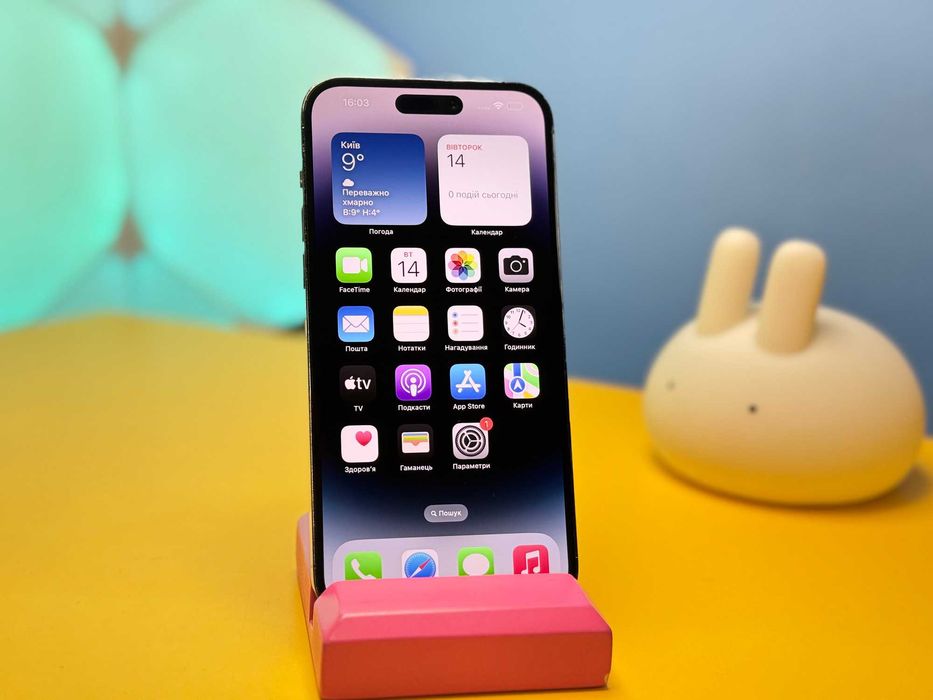 Смартфон iPhone 14 Pro Max 128GB Space Black (146357) Б/У З ГАРАНТІЄЮ
