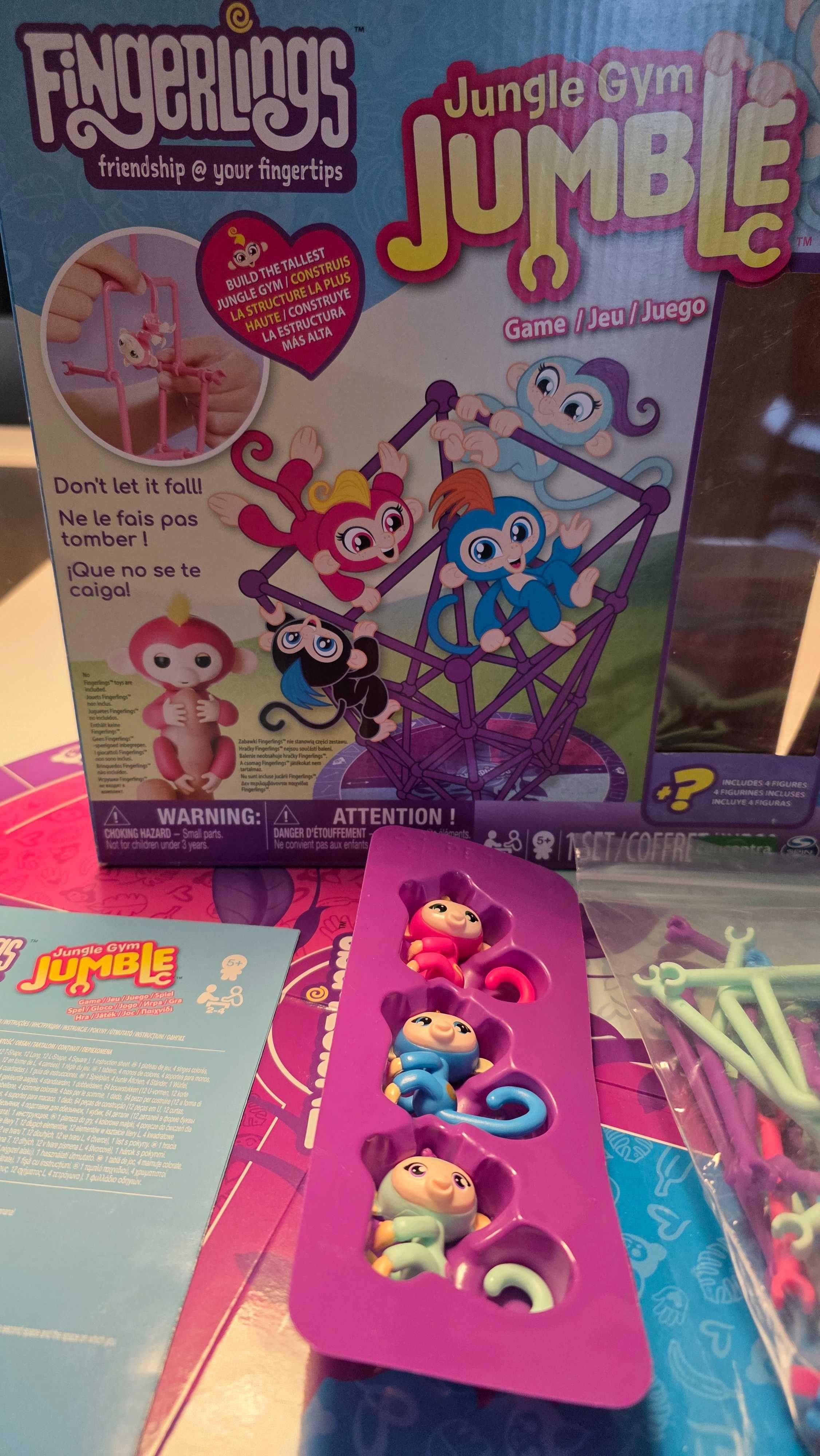 Jogo tabuleiro fingerlings jungle gym jumble