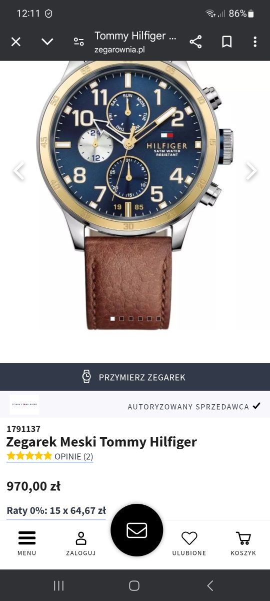 Zegarek  Tommy Hilfiger
