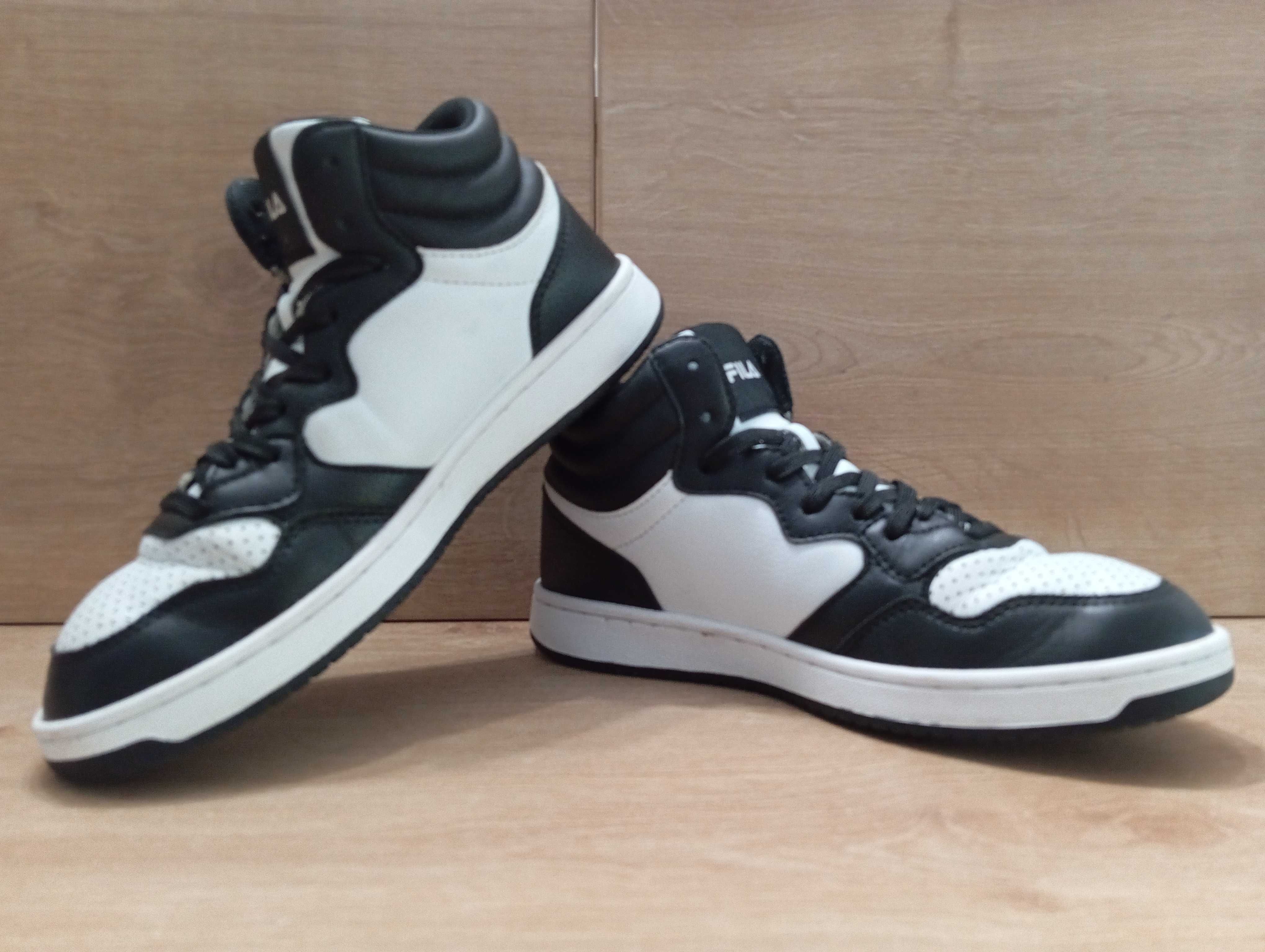 FILA Buty Sneakersy ocieplane czarno-białe rozm. 37 /24cm