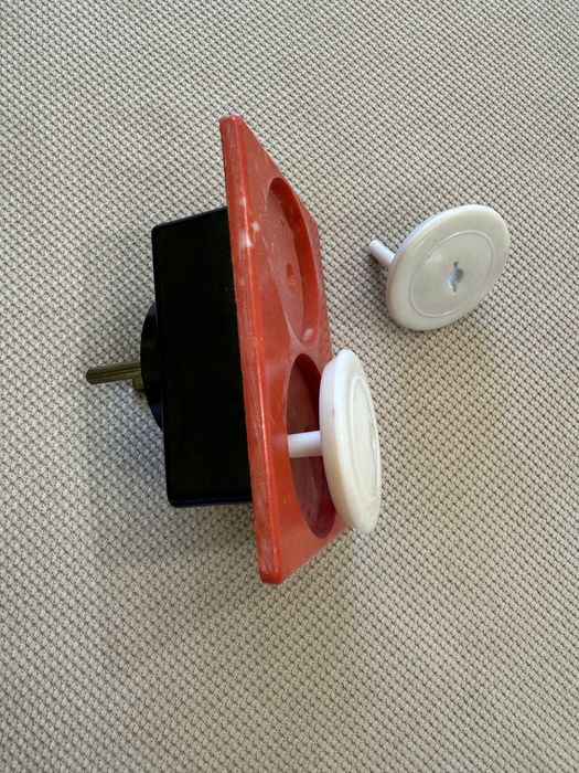 Розетка разветвитель на 2 с заглушками