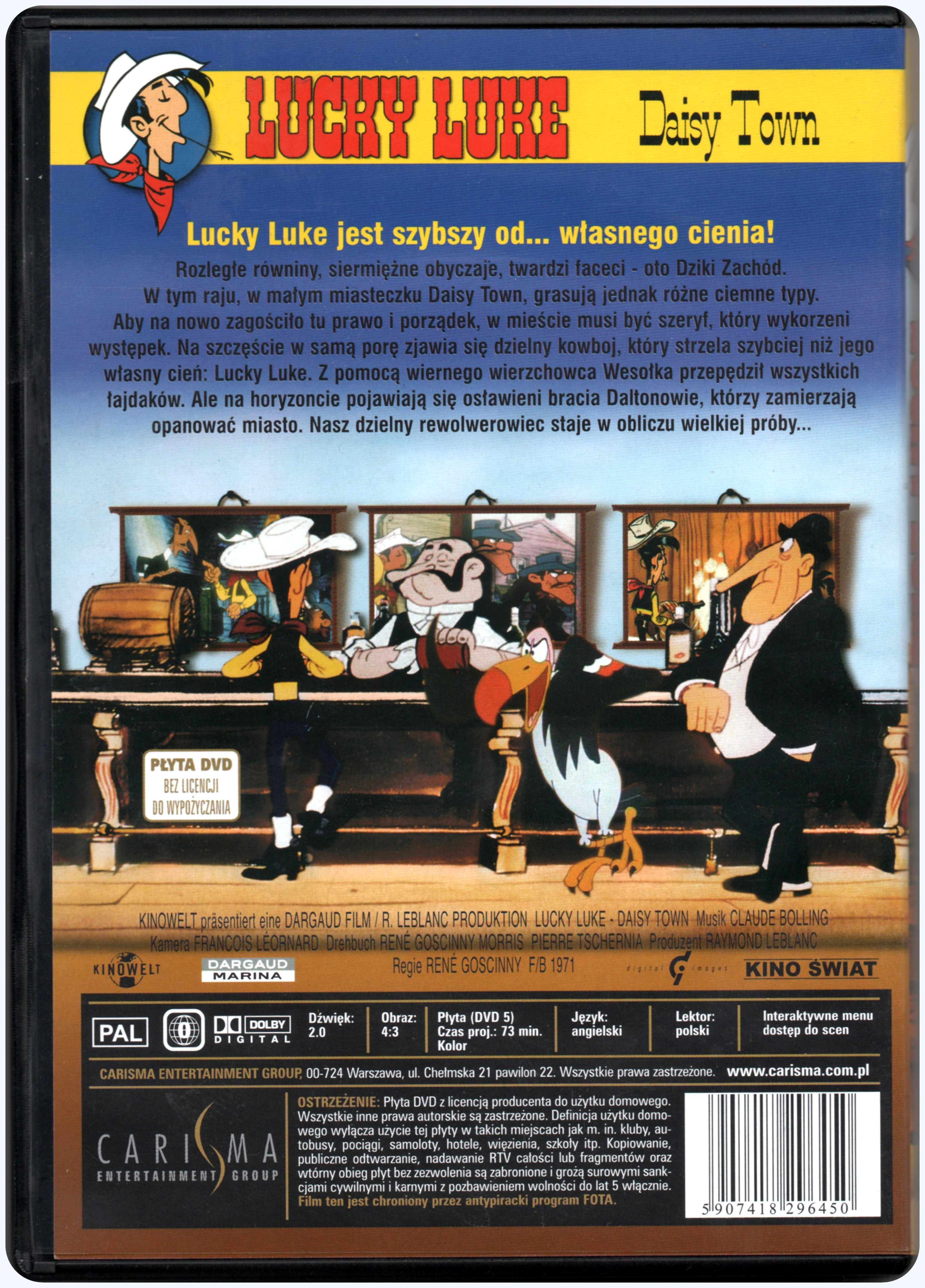 Lucky Luke Daisy Town DVD - film animowany