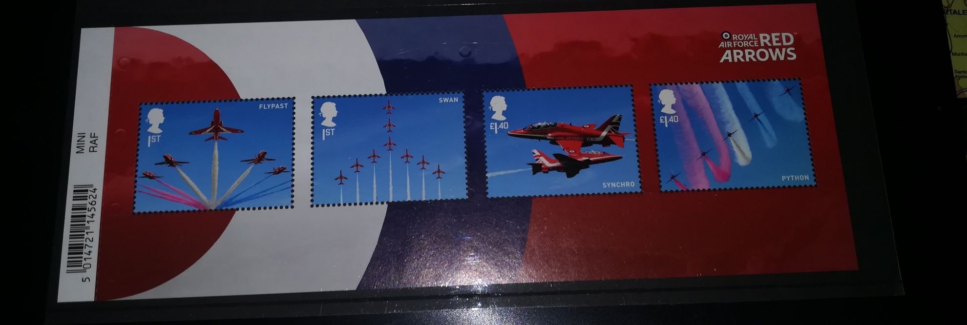 Selos Centenário Força Aérea Britânica (RAF) (Novos)
