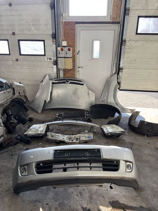Przód kompletny opel meriva a z157 zderzak błotnik pas chłodnice maska