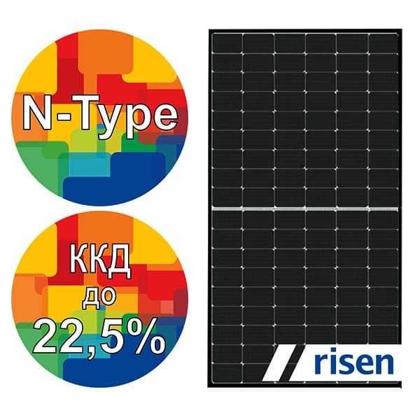 Сонячні панелі батареї  Longi Solar Risen  435 інвертор Deye 450 W  мо
