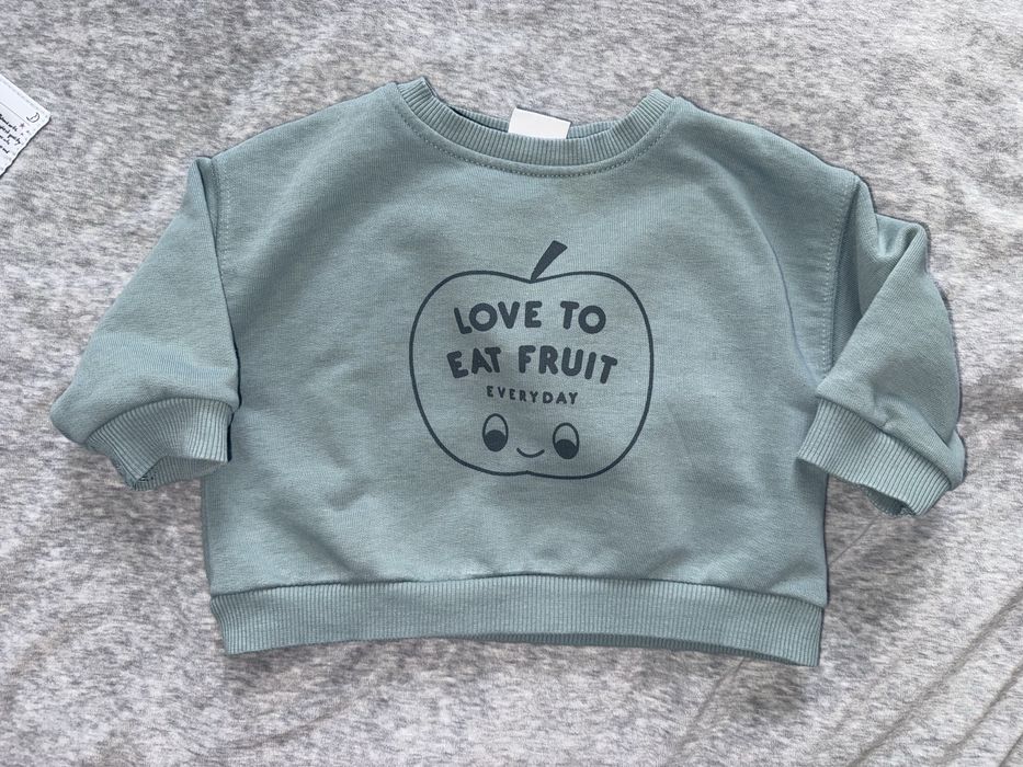 Bluza Zara 68 turkusowa