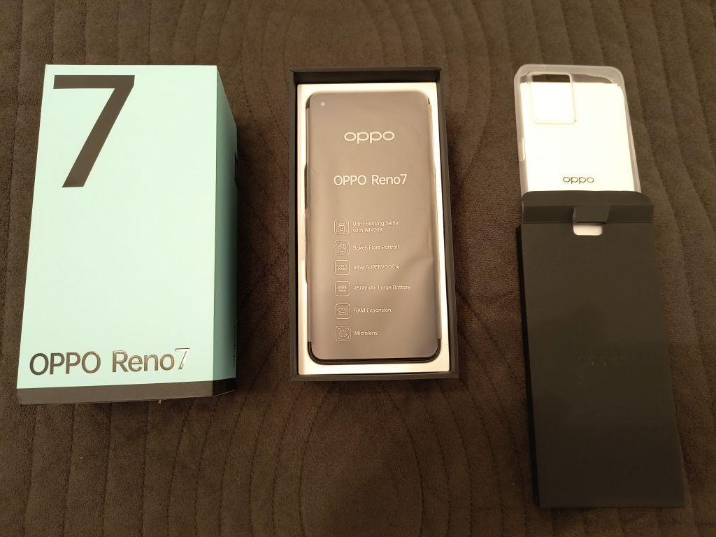 Oppo Reno 7 - NOWY, 8/128 GB Czarny