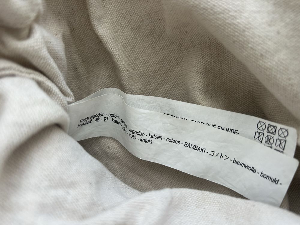 Mala Zara, de verão, 100% algodão