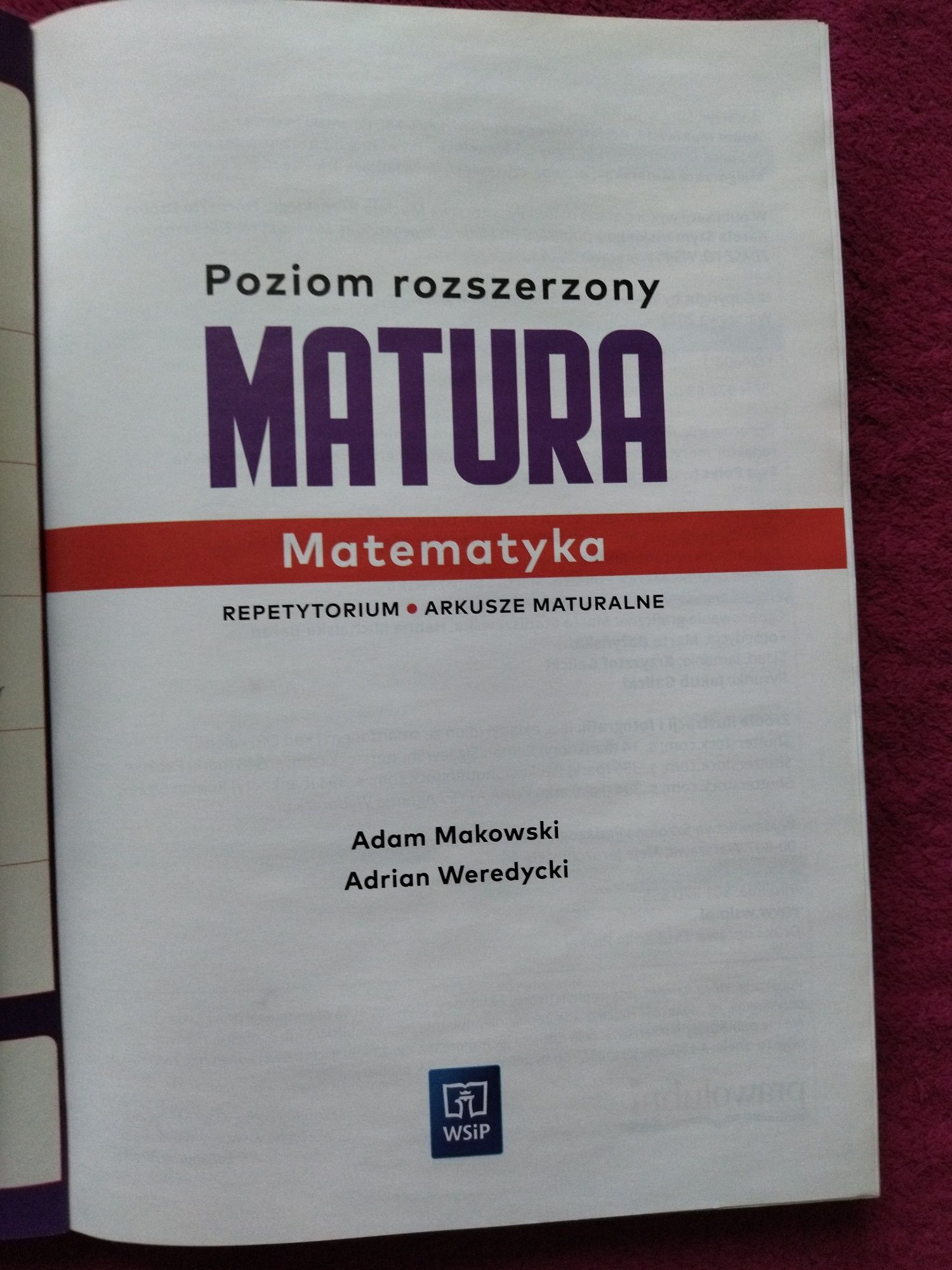 Repetytorium z matematyki, zakres rozszerzony