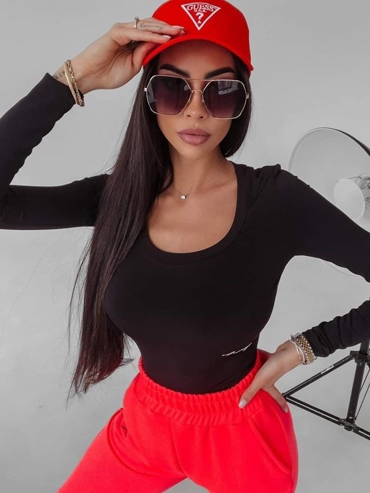Body Olavoga Fango S M biale czarne neon róż pomarańcz