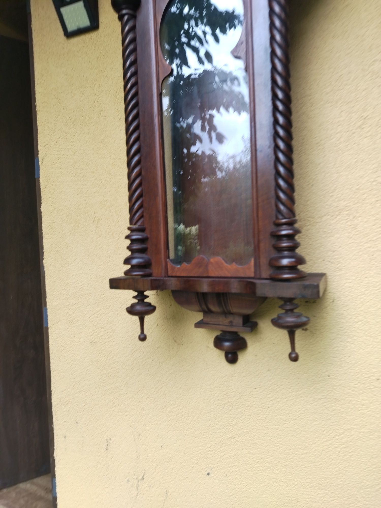 Stara skrzynka do zegara na tarczę 14,5cm