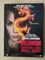 Płyta DVD z filmem pt. "Millennium Dziewczyna, która igrała z ogniem"