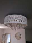 Żyrandol kryształkowy lampa salon