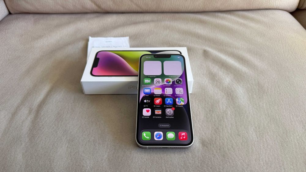 Vendo troco iPhone 14 128Gb Branco C/Fatura e Garantia Apple