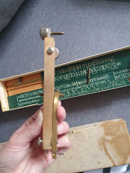 Bardzo stary zestaw do kaligrafii starocie kolekcje