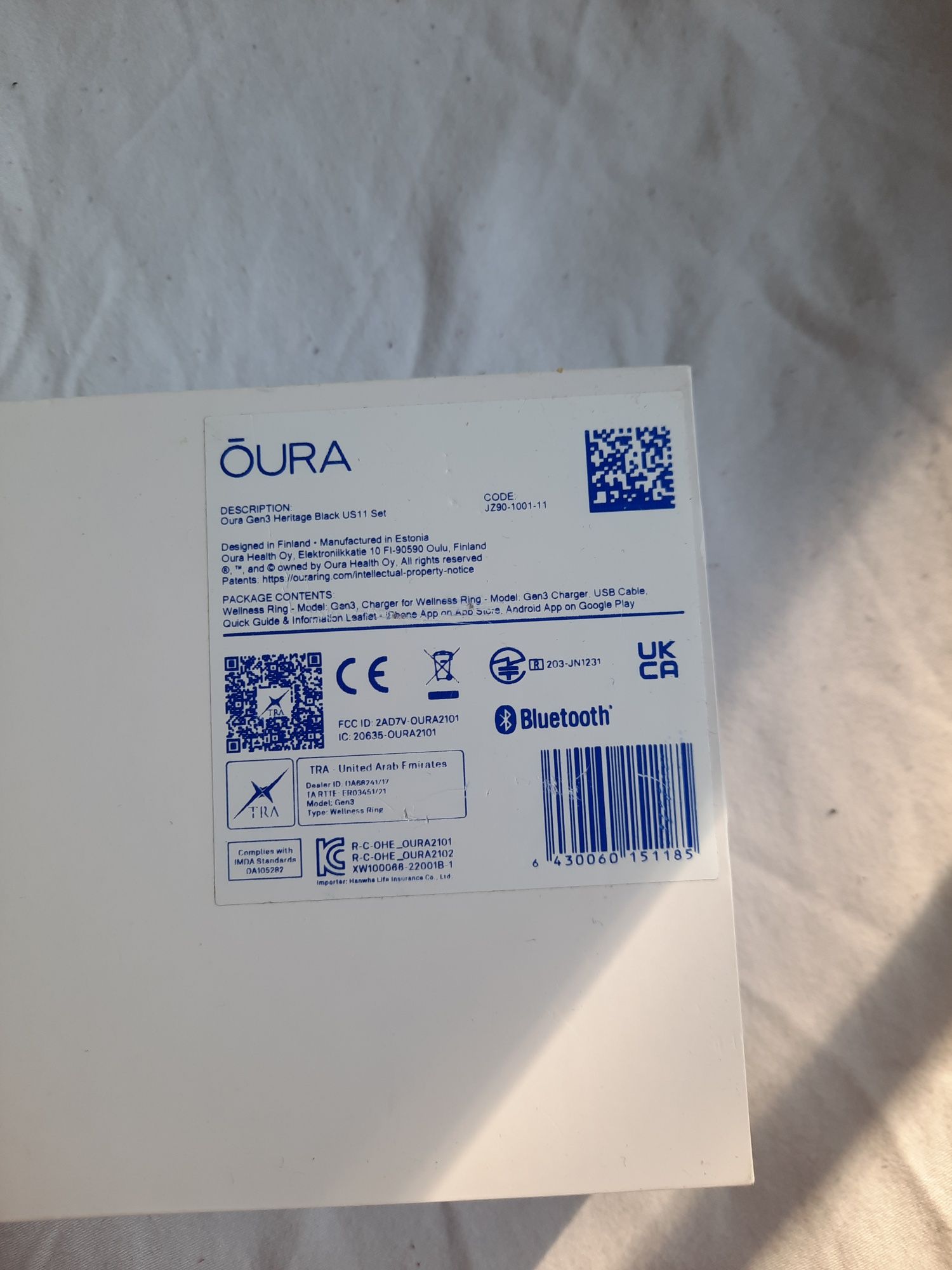 Oura ring gen 3 rozmiar 11