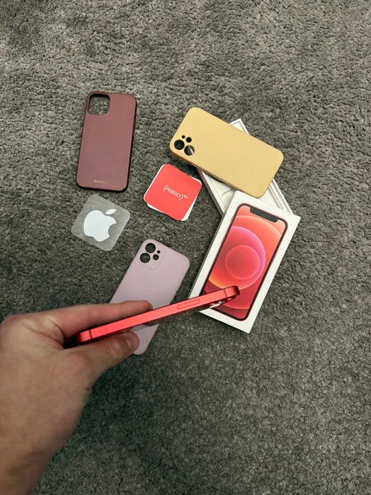 iPhone 12 mini • 64GB • 100% • Genialny stan • Pudełko + 3x Etui