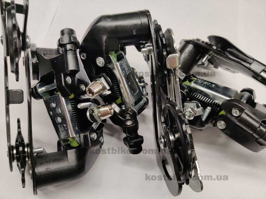 Задний переключатель Shimano Altus RD-M310, Tourney RD-TY300, RD-TY800