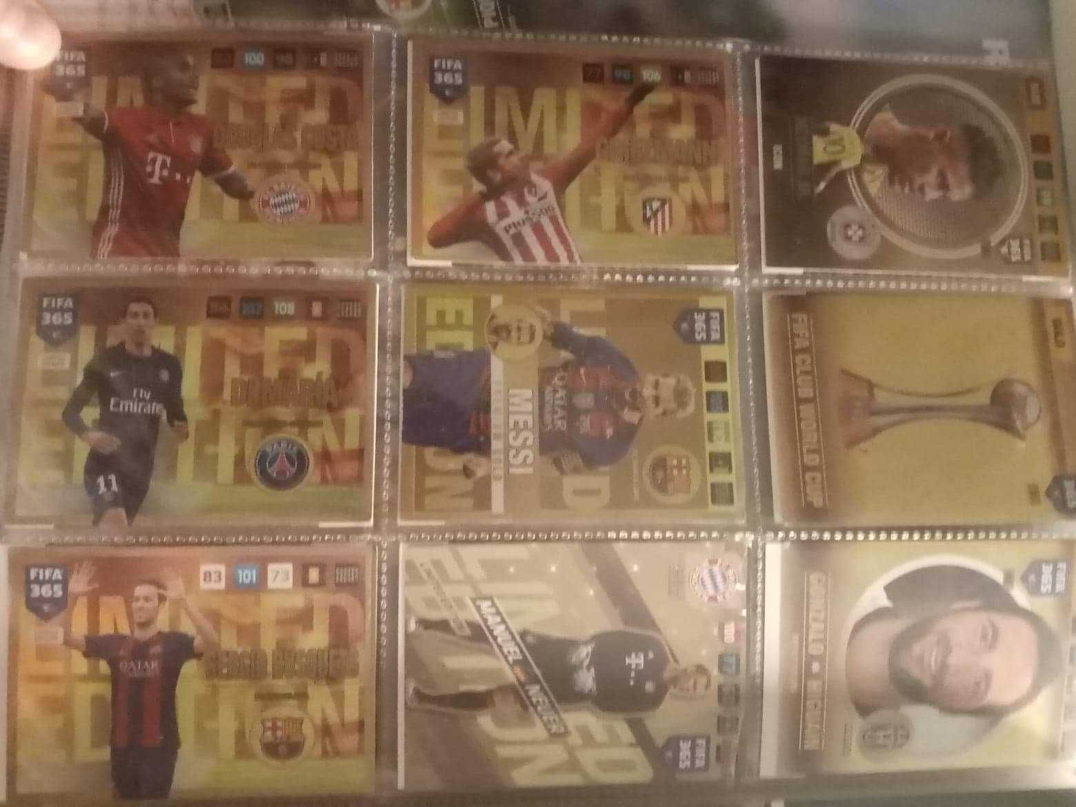 Karty piłkarskie Fifa Panini 365-540 kart