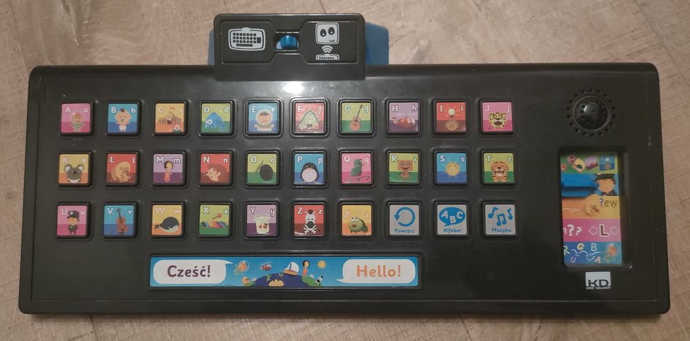 Zabawka interaktywna do nauki jęz. angielskiego, klawiatura edukacyjna