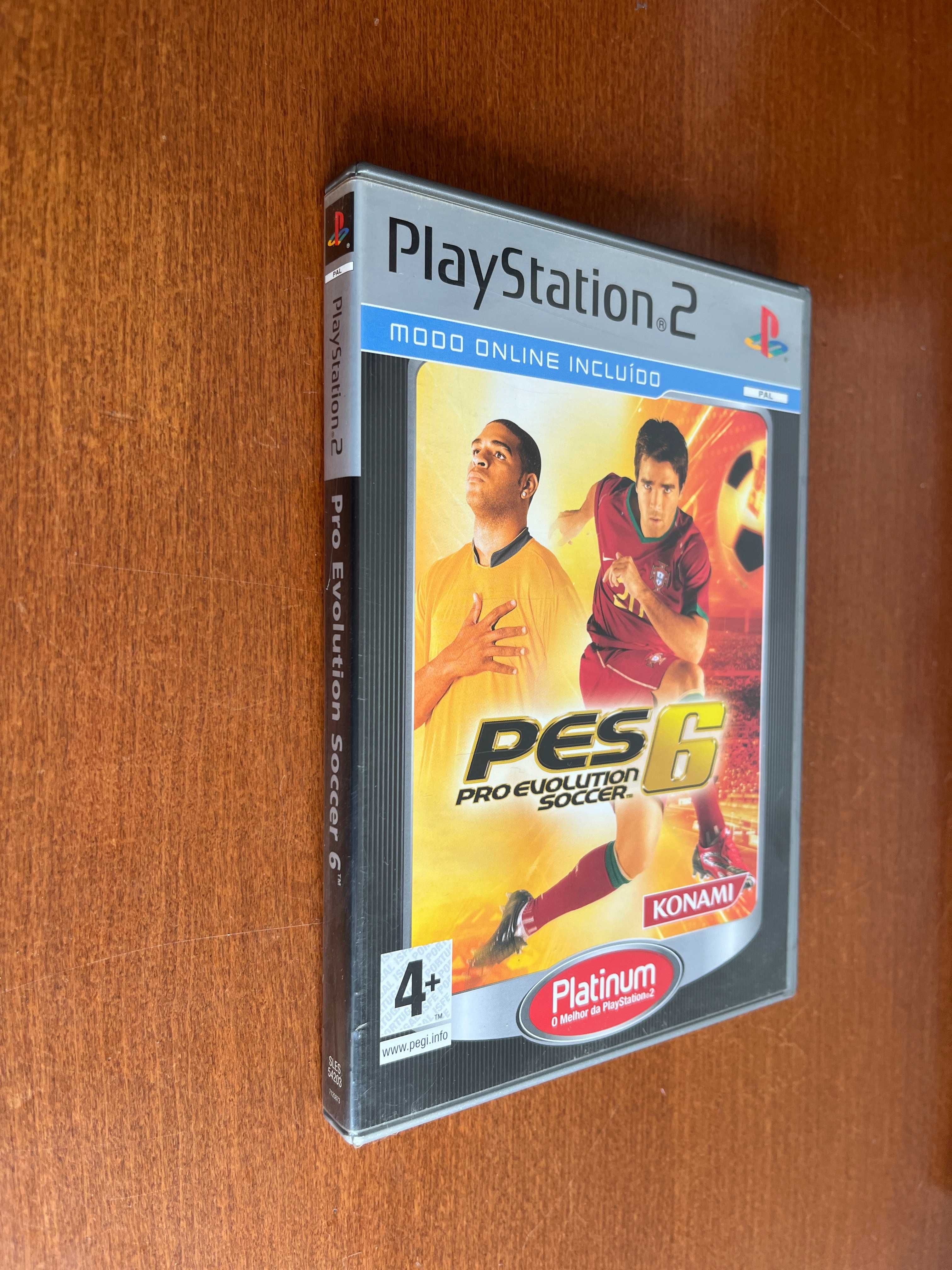 PS2 - Capa Original PES 6