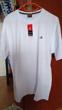 T-shirt męski 2xl biały CK