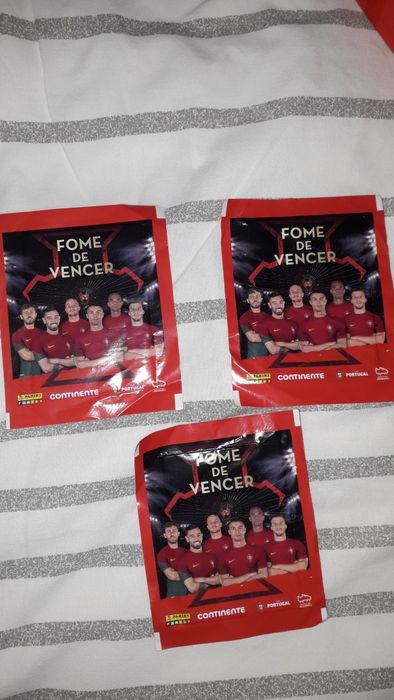 Lote de 3 carteirinhas fome de vencer