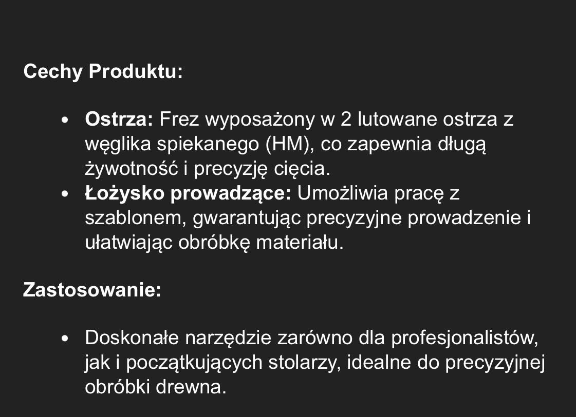 CMT Frez z łożyskiem 811.222.11B