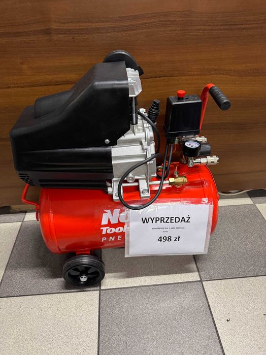 KOMPRESOR OLEJOWY Sprężarka Powietrza Tłokowa 24L 1,5KM 200L/MIN 8BAR