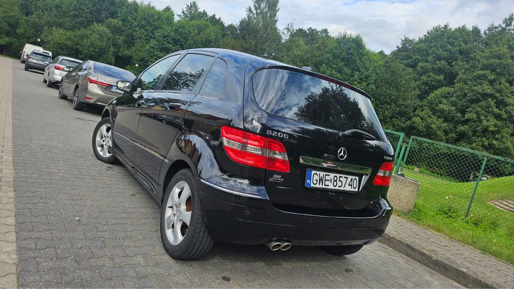 Mercedes B200 turbo automat czarny metalik stan bdb zamiana na tanszy