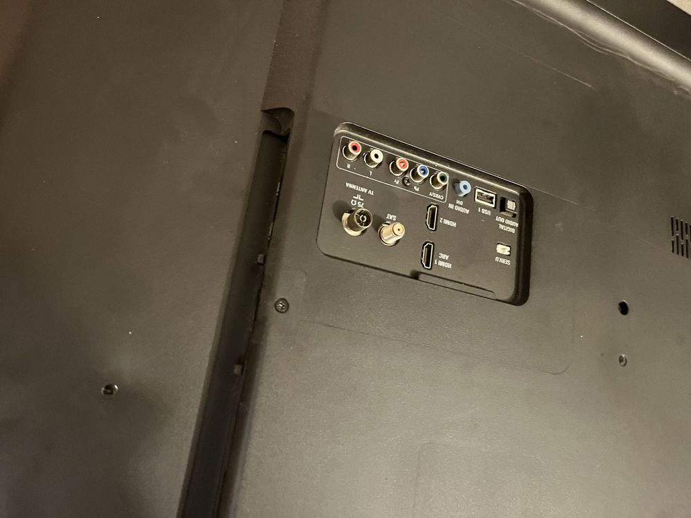 Telewizor Philips 55 cali, LED 4K UHD, cały, do naprawy